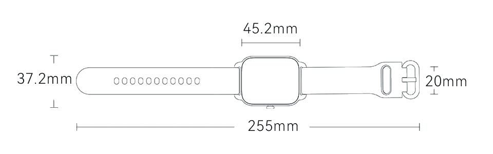 Haylou RS4 Size